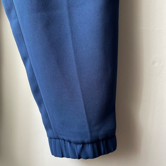 J CREW Factory Sydney Pull On Jogger Pants Size 2 Navy Blue Zip Pockets - Picture 9 of 10